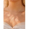 U7 Initial Necklace for Women, 14K Gold Heart Pendant Necklace with CZ A-Z Letter, Dainty Gold Necklace Tiny Initial Necklaces Personalized Name Necklace for Mom Wife Friend(O)