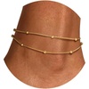 Gold - Layered Ball Chain