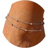 Silver - Layered Ball Chain
