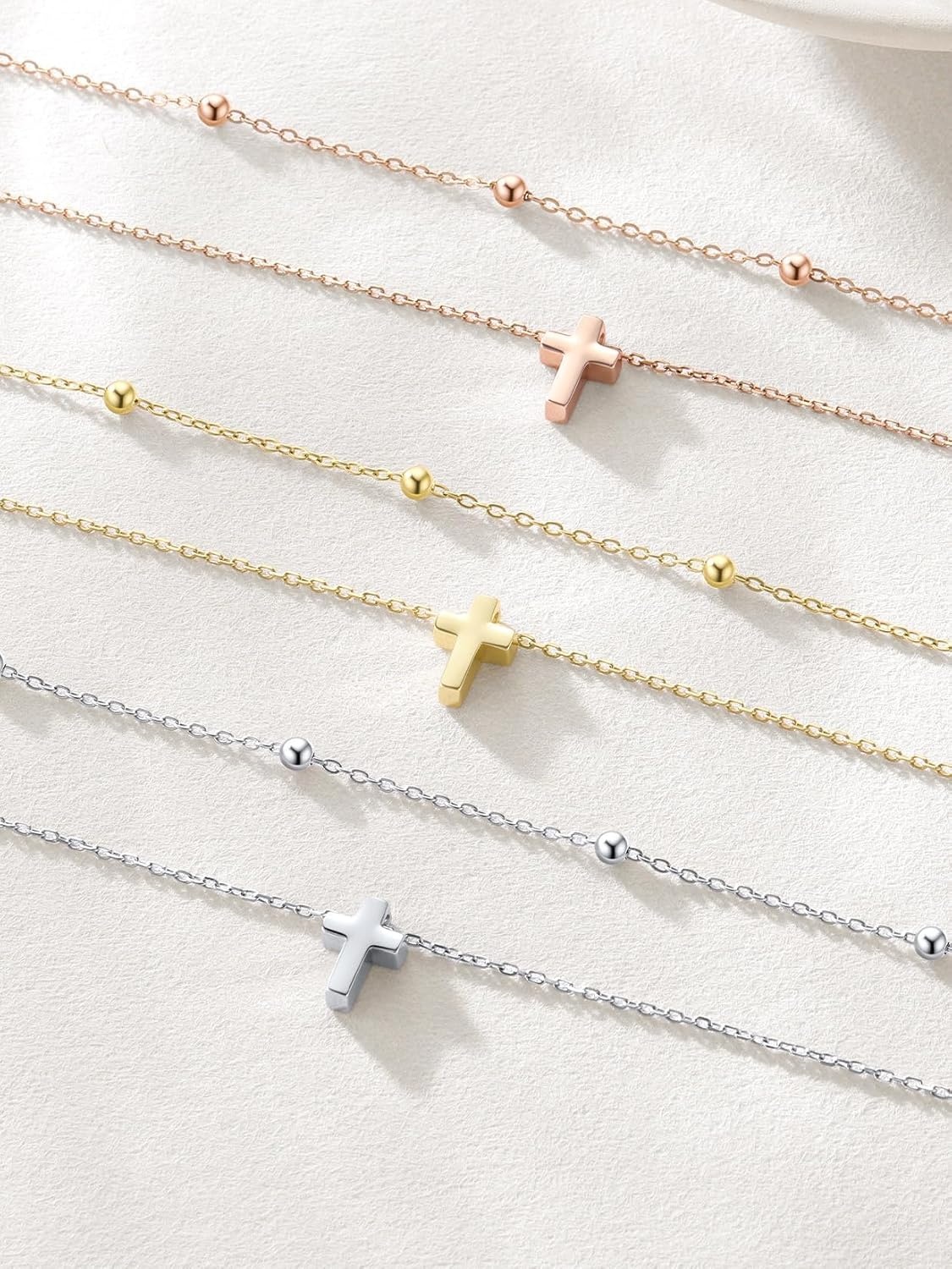 image:imageU7 CZ Cross Necklace for Women1820Gold
