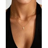 U7 CZ Cross Necklace for Women,18″-20″(Gold)